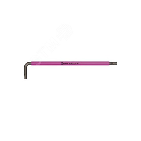 Ключ Г-образный 967 SXL HF TORX Multicolour с функцией фиксации крепежа удлиненный TX 20 x 137 мм