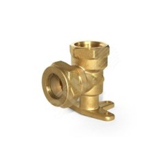 Угольник 15x1/2 EF, с креплением