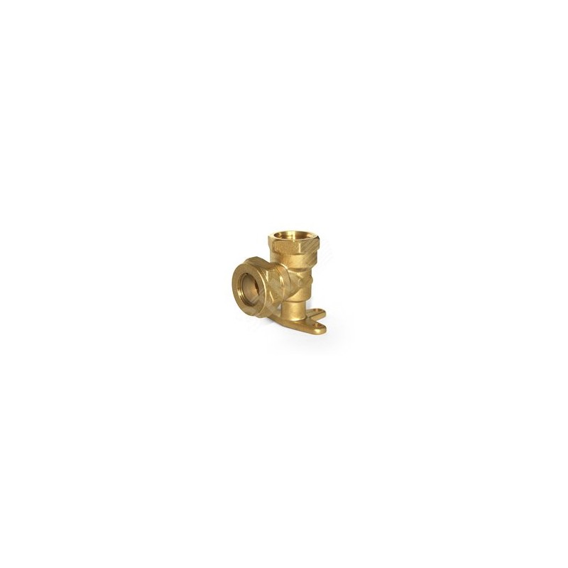 Угольник 15x1/2 EF, с креплением