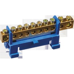 Шина нулевая на DIN-изоляторе тип Стойка NBB-M69-10P/B