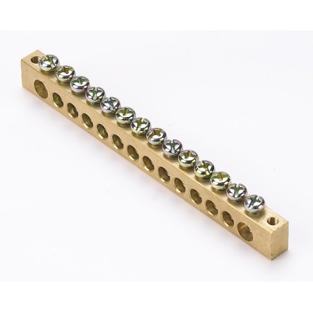 Шина нулевая 8х12 (14групп/край) ШН-202