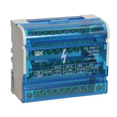 Шина на DIN-рейку в корпусе (кросс-модуль) 3L+PEN 4х11