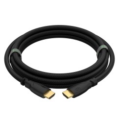 Кабель HDMI 2.0, Ultra HD 19М на 19М, 0.5 м., черный нейлон, позолоченные коннекторы, GCR-HM811-0.5m