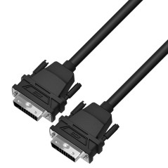 Кабель DVI-D 25M на 25 M, 3 м., черный, GCR-DM2DMC-3.0m