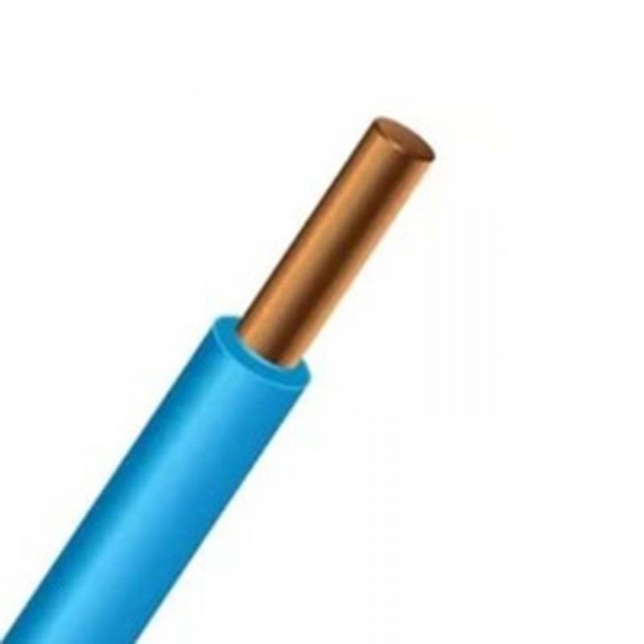 Провод силовой ПуВ-нг(А)-LS 1х6 синий бухта 250 м
