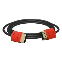 Кабель HDMI 2.0, Ultra HD 19М на 19М, 0.5 м., SLIM красный , GCR-51212