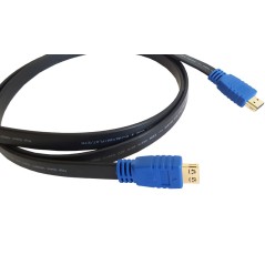 Кабель HDMI 1.4 M на HDMI M, 7.6 м., черный-синий