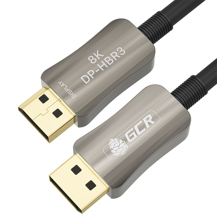 Кабель оптический DisplayPort 1.4, Ultra HD DP M на M, 60 м., высокоскоростной, черный, GCR-54784