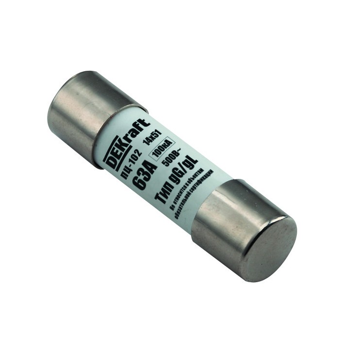 Предохранитель цилиндрический ПЦ-102 63A 14x51