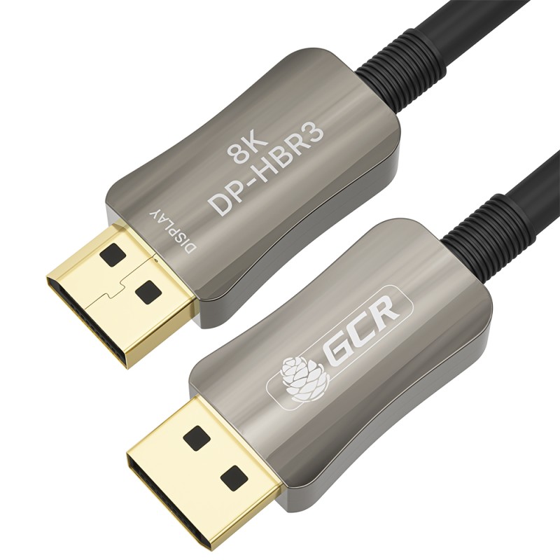 Кабель оптический DisplayPort 1.4, Ultra HD DP M на M, 10 м., высокоскоростной, черный, GCR-54730