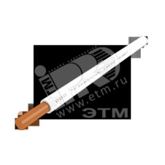 Провод силовой ПуВнг (А)-LS 1х4 белый бухта однопроволочный