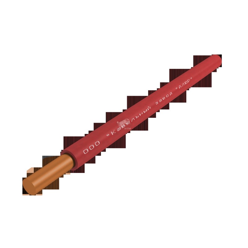 Провод силовой ПуВнг (А)-LS 1х10 красный барабан однопроволочный