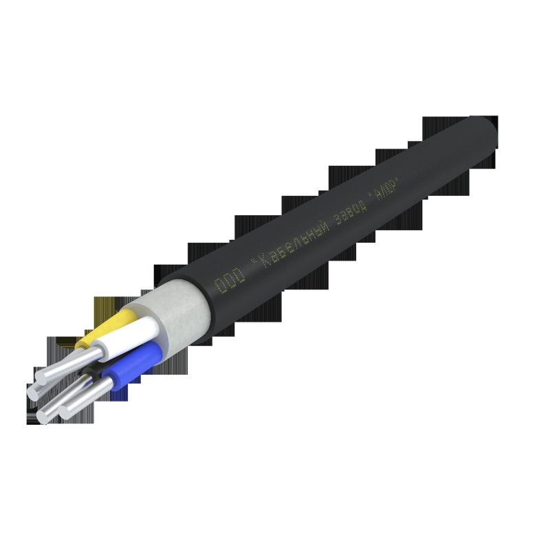 Кабель силовой АсВВГнг(А)-LS 4х2.5 ок(N)-0.66 черный бар
