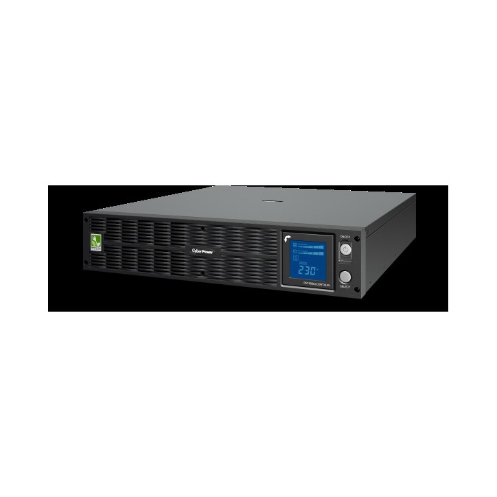 ИБП CyberPower PR1000ELCDRTXL2U Rackmount Line-Interactive 1000VA/750W 10 IEC-320 C13 розеток USBиSerial сухие контакты EPO SNMP