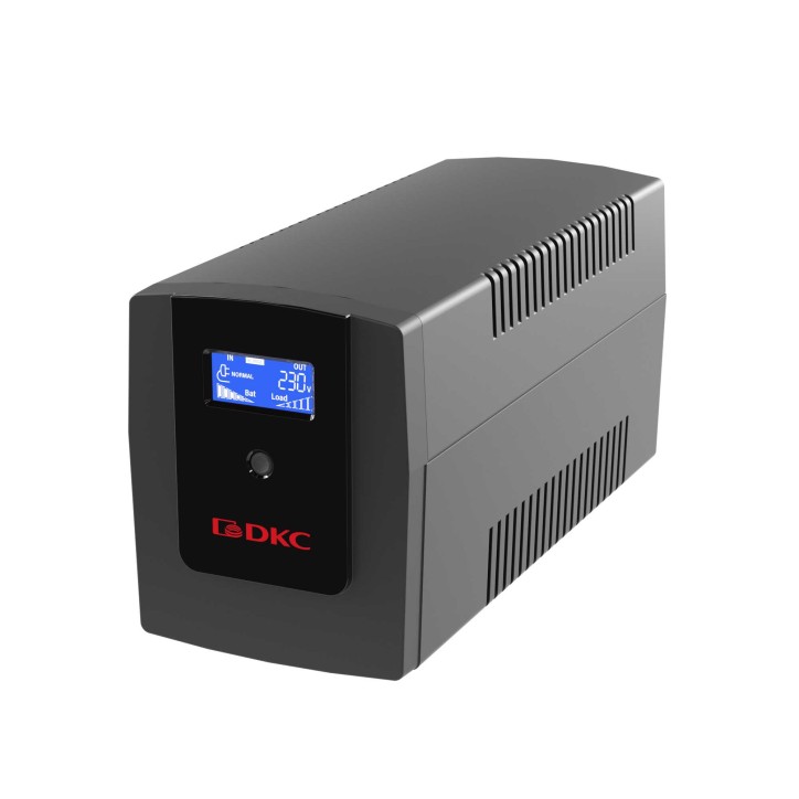 Источник бесперебойного питания line-interactive, Info LCD 1200 ВА/720 Вт, 1/1, 4xIEC C13, USB + RJ45, LCD, 2x7Aч