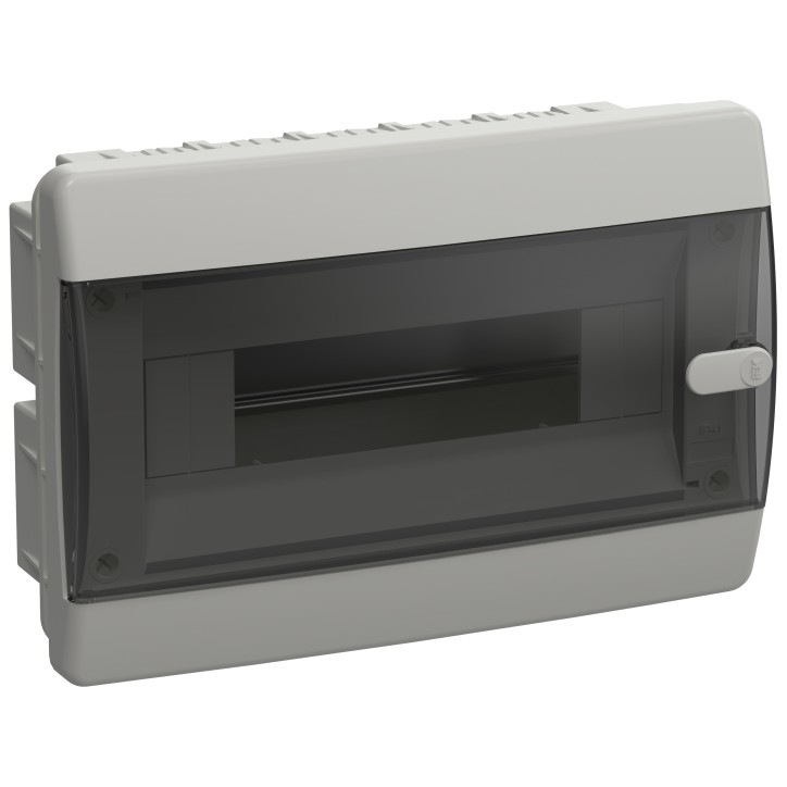 Корпус пластиковый встраиваемый на 12 модулей ЩРВ-П-12 IP41 UNION Compact черная прозрачная дверь Корпус пластиковый встраиваемый на 12 модулей ЩРВ-П-12 IP41 UNION Compact черная прозрачная дверь
