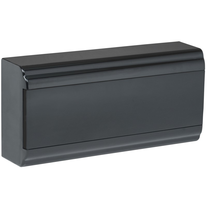 Корпус модульный пл. нав. ЩРН-П-18 PRIME черный IP41