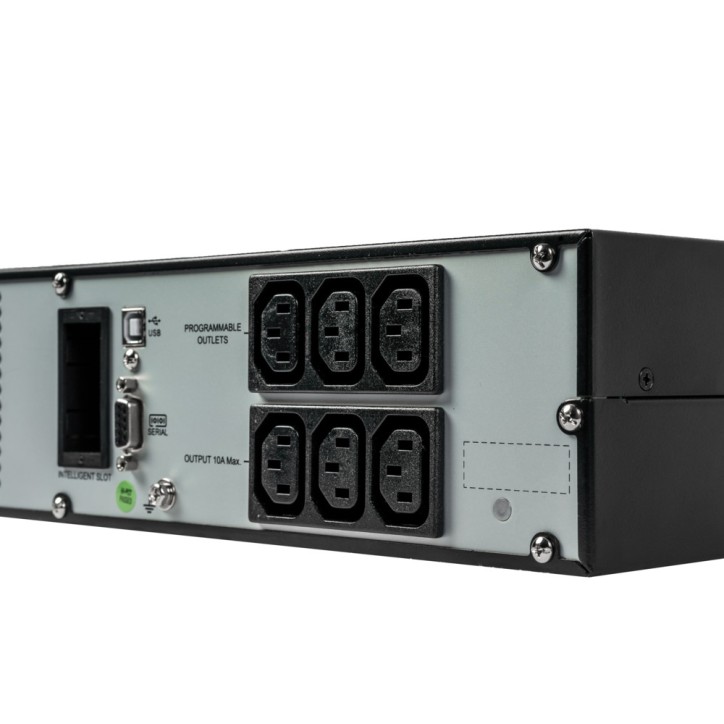 Источник бесперебойного питания Online SRVSE 1000 ВА/900 Вт 1/1 3 мин 30 сек Tower/ Rack 6хIEC 60320