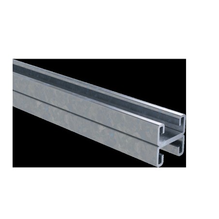 Профиль С-образный двойной 41х21 L-800 толщина 2.5мм цинк-ламельный