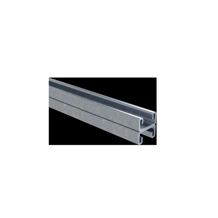 Профиль С-образный двойной 41х21 L-800 толщина 2.5мм цинк-ламельный Профиль С-образный двойной 41х21 L-800 толщина 2.5мм цинк-ламельный