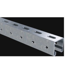 Профиль С-образный 41х41 L-1000 толщина 2.5мм цинк-ламельный