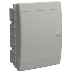 Корпус пластиковый встраиваемый на 18 модулей ЩРВ-П-18 IP41 UNION Compact белая дверь