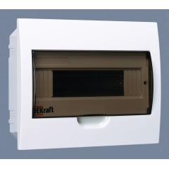 Щит распределительный встраиваемый ЩРВ-П-12 IP41 пластиковый прозрачная дверь