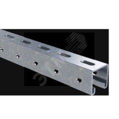 Профиль С-образный 41х41х2400 толщина 2.5мм цинк-ламельный