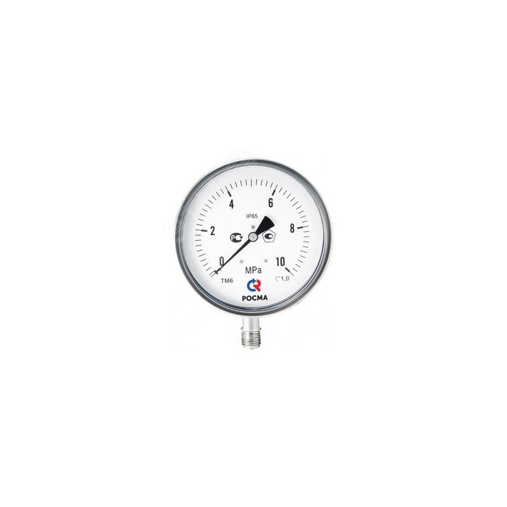 ТМ-621Р.05(0-1MPa)M20x1,5.1,5 МАНОМЕТР коррозионностойкий виброустойчивый (готовый к гидрозаполнению) 150мм, Тип - ТМ-621Р, ради