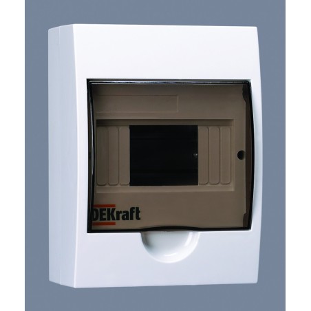 Щит распределительный навесной ЩРн-П-6 IP41 пластиковый прозрачная дверь