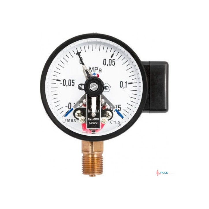 Манометр с электроконтактной приставкой исп. V радиальный ТМ-510Р.05 0...1.6 МРа М20х1.5 кл.1.5