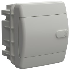 Корпус пластиковый встраиваемый на 4 модуля ЩРВ-П-4 IP41 UNION Compact белая дверь