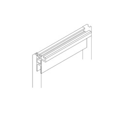 Профиль верхний подвесной подвижной створки