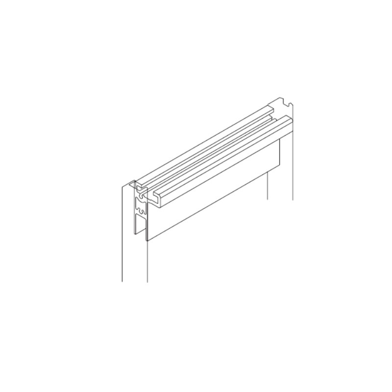 Профиль верхний подвесной подвижной створки