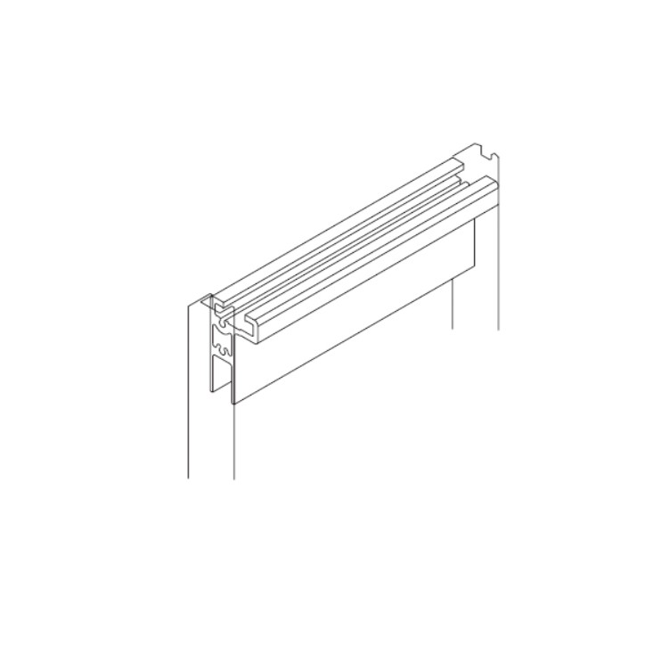 Профиль верхний подвесной подвижной створки