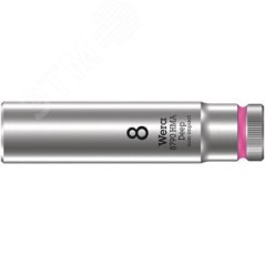 Головка торцевая шестигранная 8790 HMA Deep DR 1/4 глубокая 8X50 мм