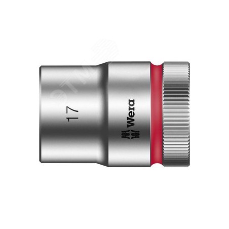 Головка торцевая шестигранная 8790 HMC Zyklop DR 1/2 17X37 мм