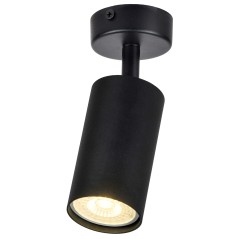 LIGHTING Светильник 4002 накладной настено-потолочный под лампу GU10 черный IEK