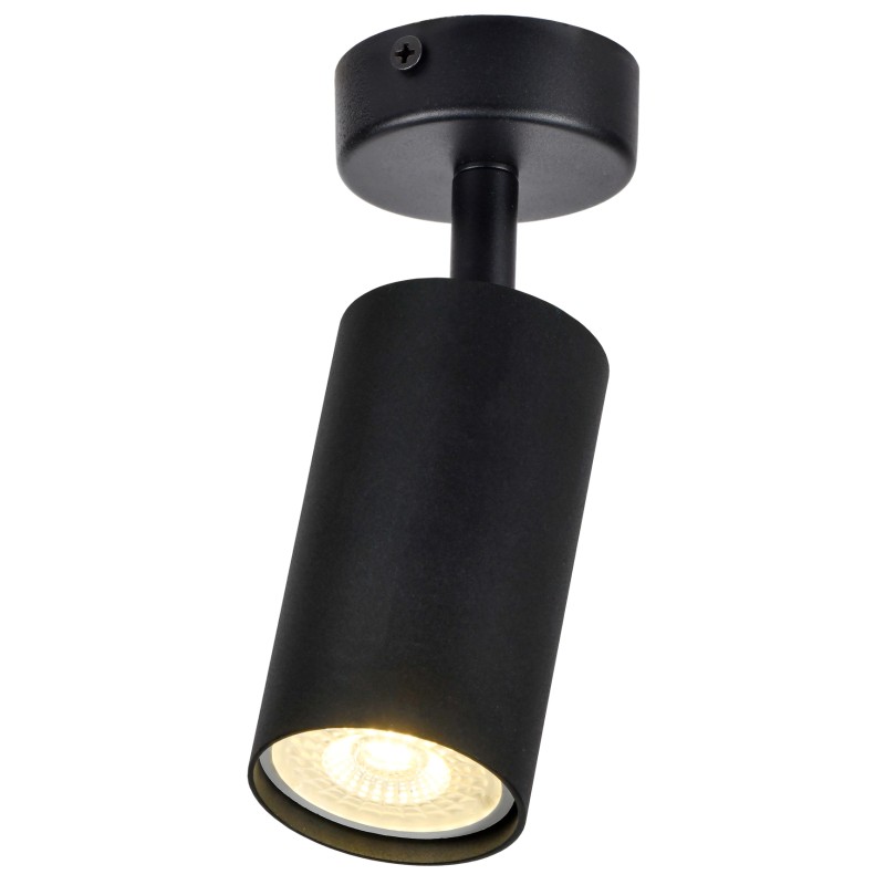 LIGHTING Светильник 4002 накладной настено-потолочный под лампу GU10 черный IEK