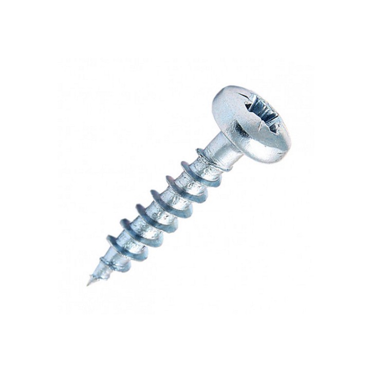 Саморез 4.2х32 с прессшайбой, острый, цинк (100шт/уп) Саморез 4.2х32 с прессшайбой, острый, цинк (100шт/уп)