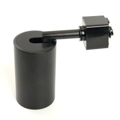 Светильник трековый на шинопровод ДПО GU10 без лампы IP40 черный