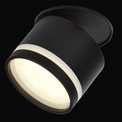 LIGHTING Светильник 4033 встраиваемый поворотный под лампу GX53 черный IEK