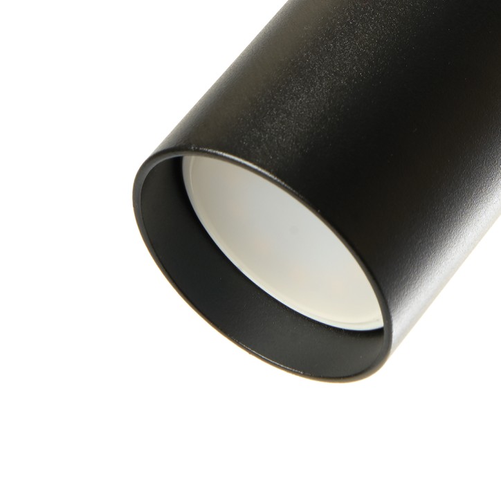 Светильник трековый на шинопровод ДПО GU10 без лампы IP40 черный