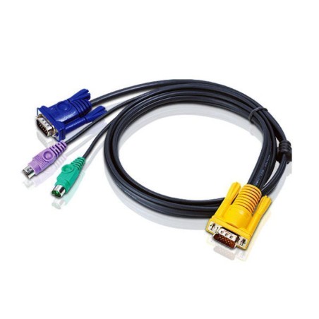 "Кабель KVM PS/2 ""гидра"" 1.8м SP15 M(Y)-- HD15M/MINIDIN6M/ CABLE SP15 M(Y)-- HD15M/MINIDIN6M 1.8m"