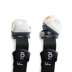 Фонарь светодиодный налобный на батарейках 3хAAA 1LED+2RED IP44 пластик