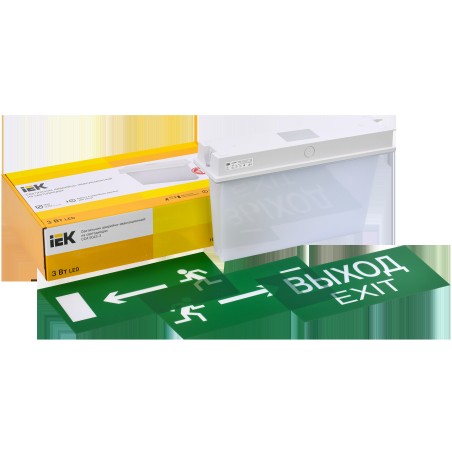 LIGHTING Светильник аварийный ССА 5043-3 3ч универсальный IP65 IEK