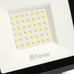 Прожектор светодиодный 2835 SMD 50W 4000K IP65 AC220V/50Hz, черный, LL-921