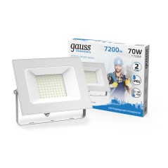 Прожектор светодиодный ДО 70 Вт 6300 лм 6500К AC 220В IP65 140х208х140мм Elementary G2 Gauss