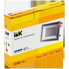 Прожектор LED СДО 06-50 IP65 6500K белый IEK