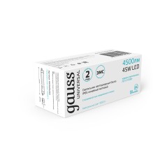 Светильник промышленный линейный ДСП 45 Вт 4500 лм 4000К AC 220В IP65 1470х60х55мм матовый сквозная